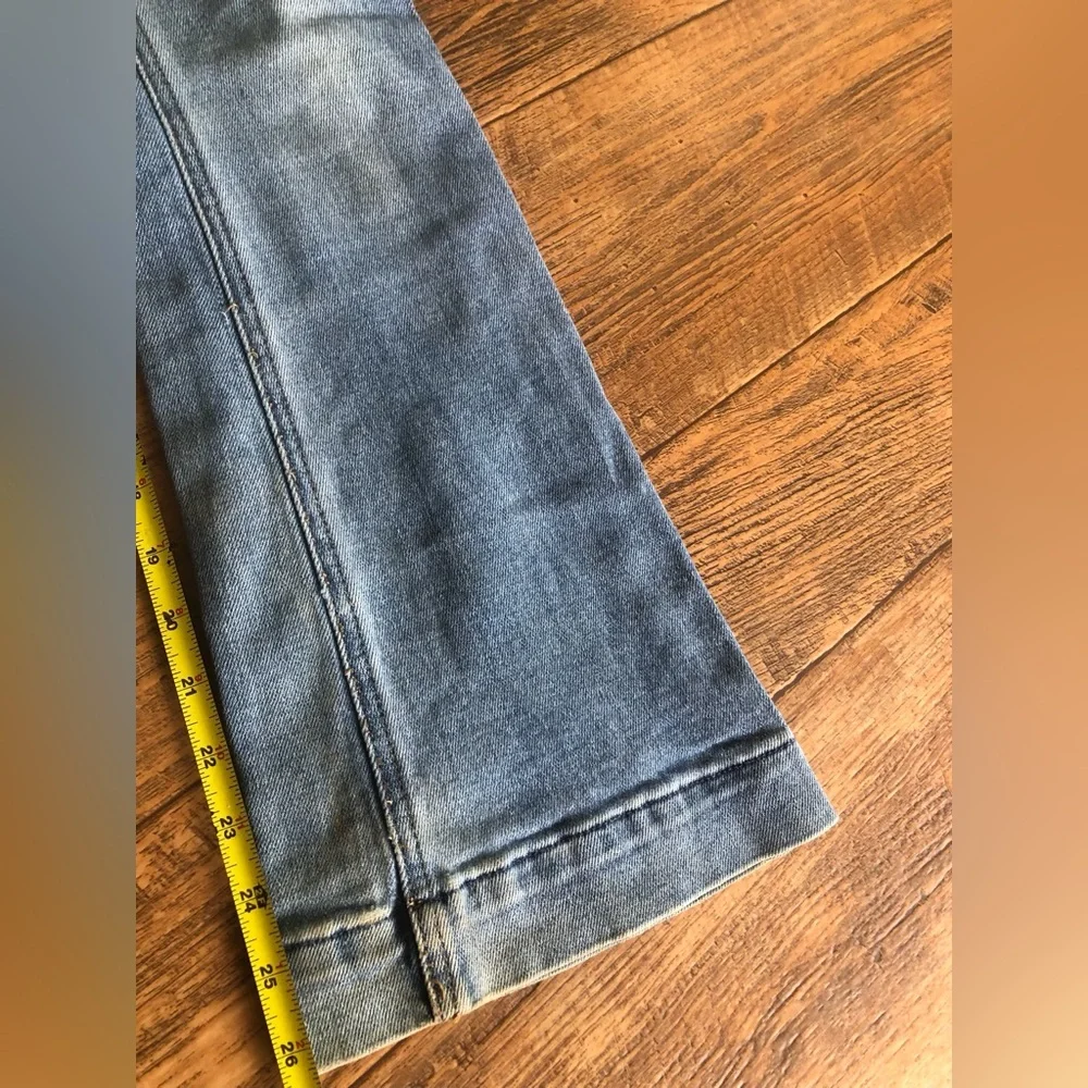 Girls Denim Rock Roll Trouser Jeans Size 10 Youth Light Jean Cowgirl, Read Ad